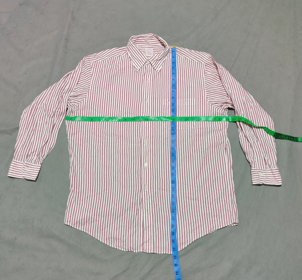 Aroors Brothers Men Cotton Red Shirt L