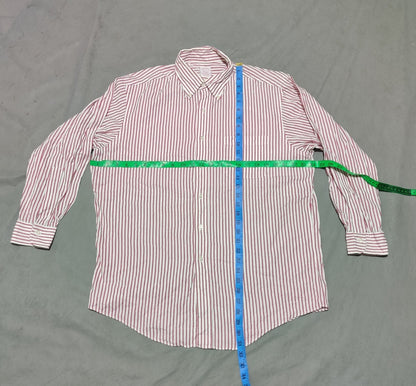 Aroors Brothers Men Cotton Red Shirt L