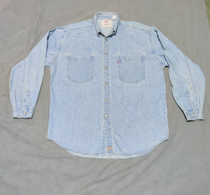Levi's Men Denim Blue Shirt L
