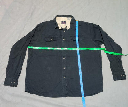 Wrangler Men Cotton Black Shirt XL