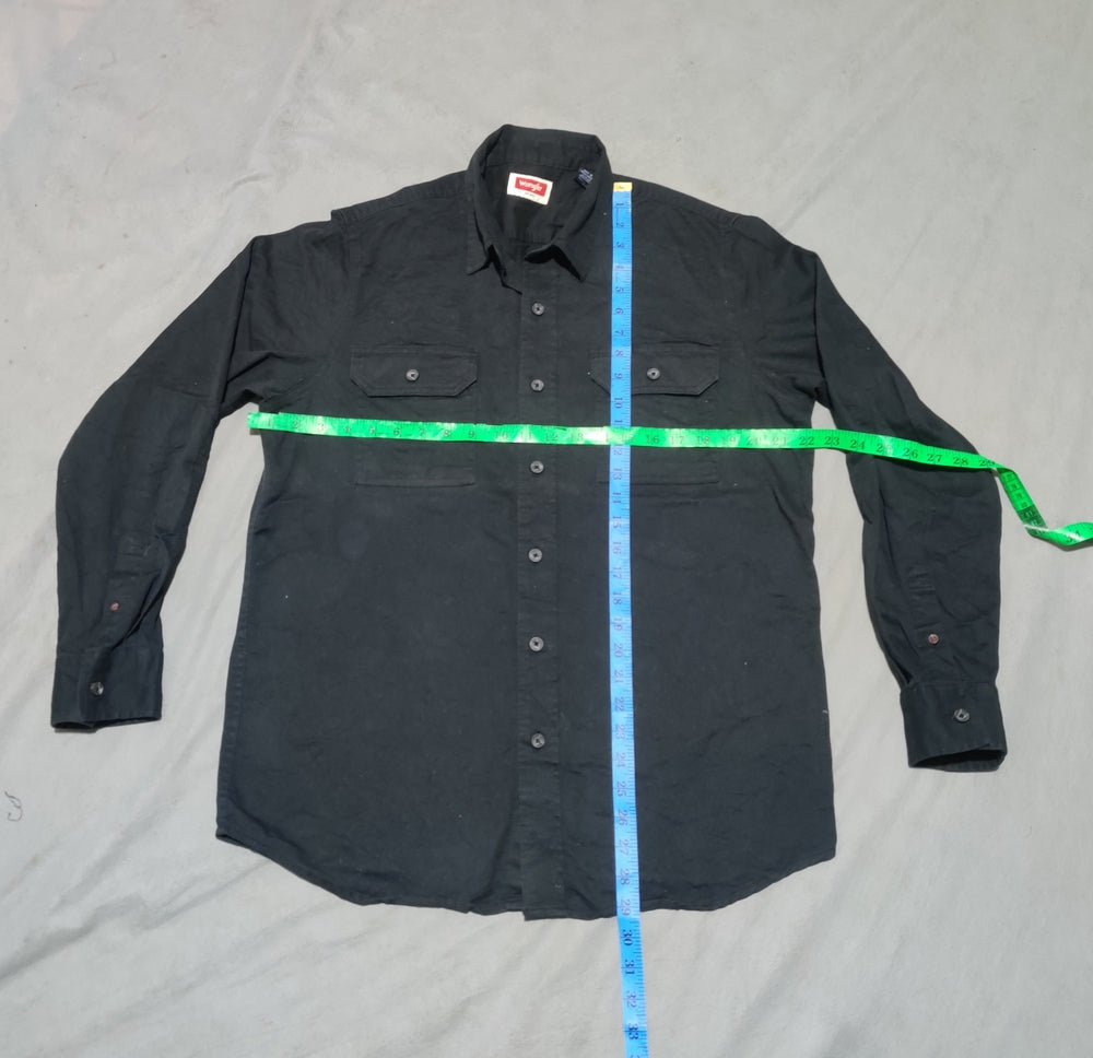 Wrangler Men Cotton Black Shirt M