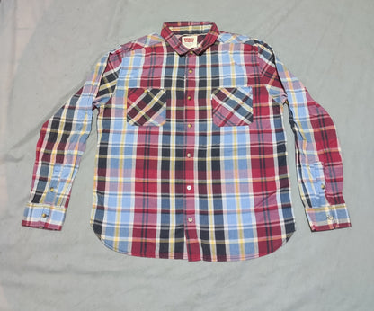 Levi's Men Cotton Red Shirt XL