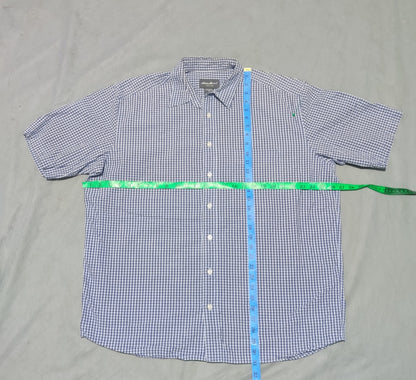 Eddie Bauer Men Cotton Blue Shirt XL