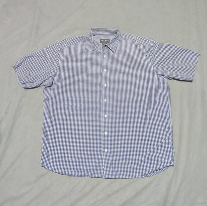 Eddie Bauer Men Cotton Blue Shirt XL
