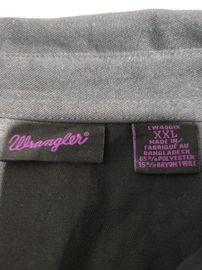 Wrangler Men Cotton Black Shirt 2XL