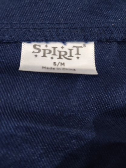 Spirit Men Cotton Blue Shirt M