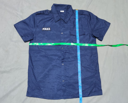 Spirit Men Cotton Blue Shirt M