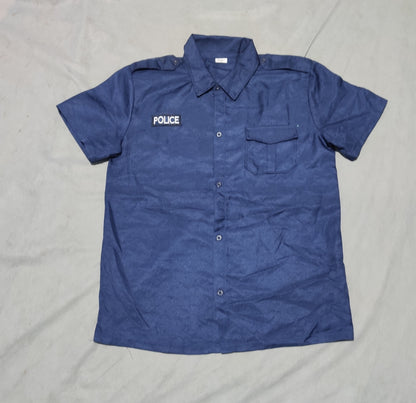 Spirit Men Cotton Blue Shirt M