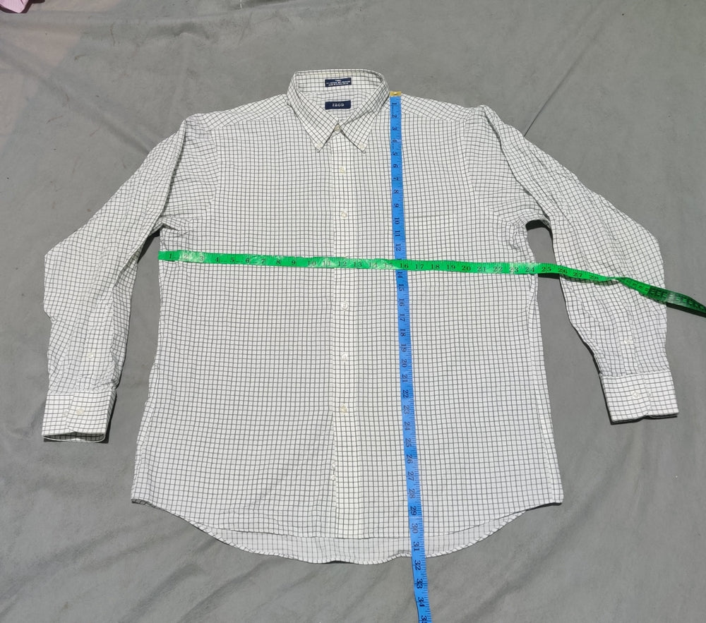 Izod Men Cotton Green Shirt XL