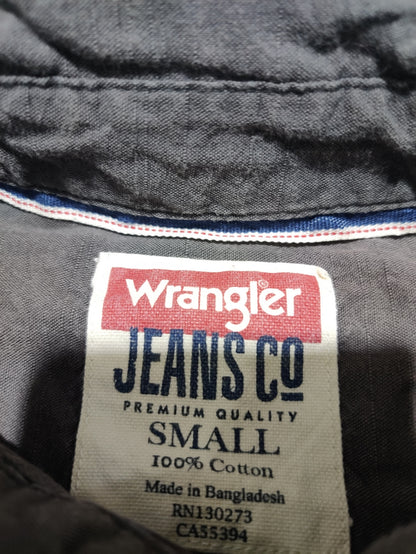 Wrangler Men Cotton Gray Shirt S