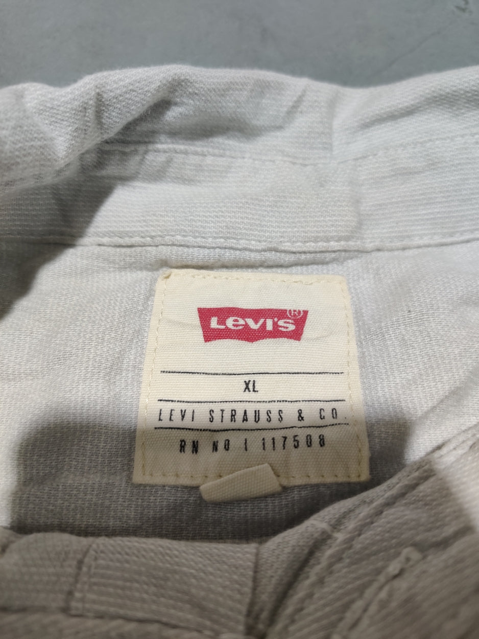 Levi's Men Cotton Gray Shirt XL