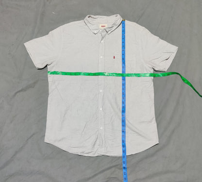 Levi's Men Cotton Gray Shirt XL