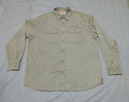 Wrangler Men Cotton Green Shirt XL