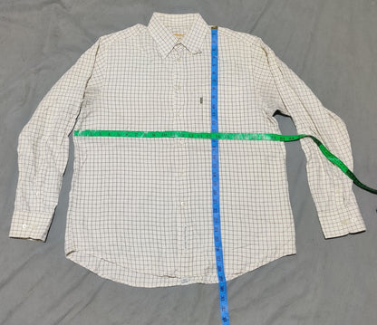 Barbour Men Cotton Cream Shirt M