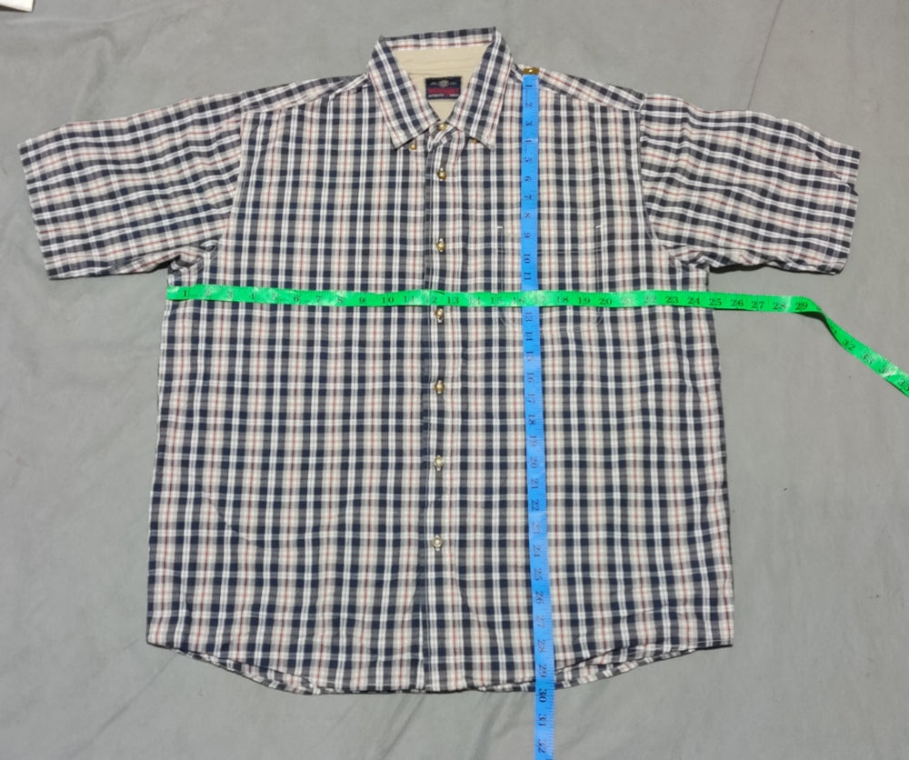 Wrangler Men Cotton Gray Shirt L