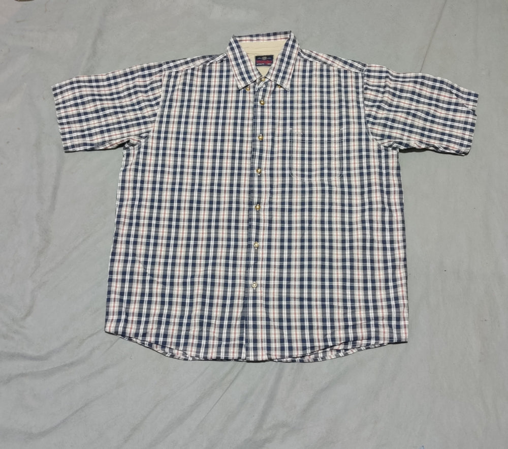 Wrangler Men Cotton Gray Shirt L