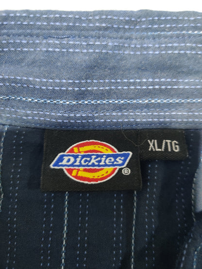 Dickies Men Cotton Blue Shirt XL