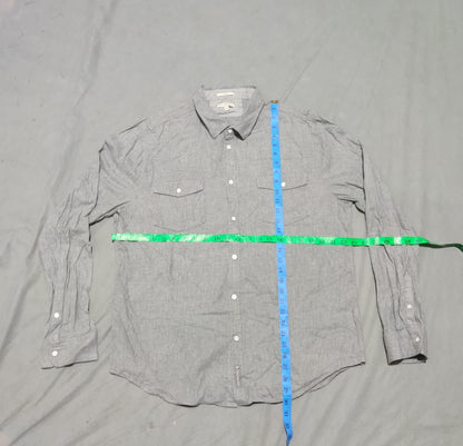 Calvin Klein Men Cotton Gray Shirt XL