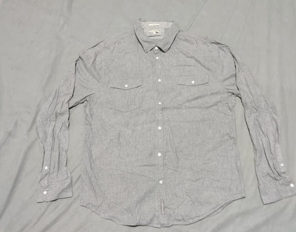 Calvin Klein Men Cotton Gray Shirt XL