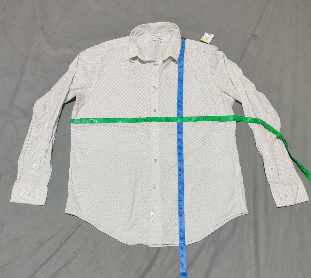 Calvin Klein Men Cotton White Shirt L