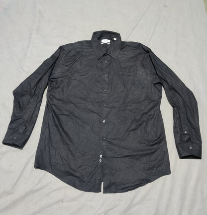 Calvin Klein Men Cotton Black Shirt XL