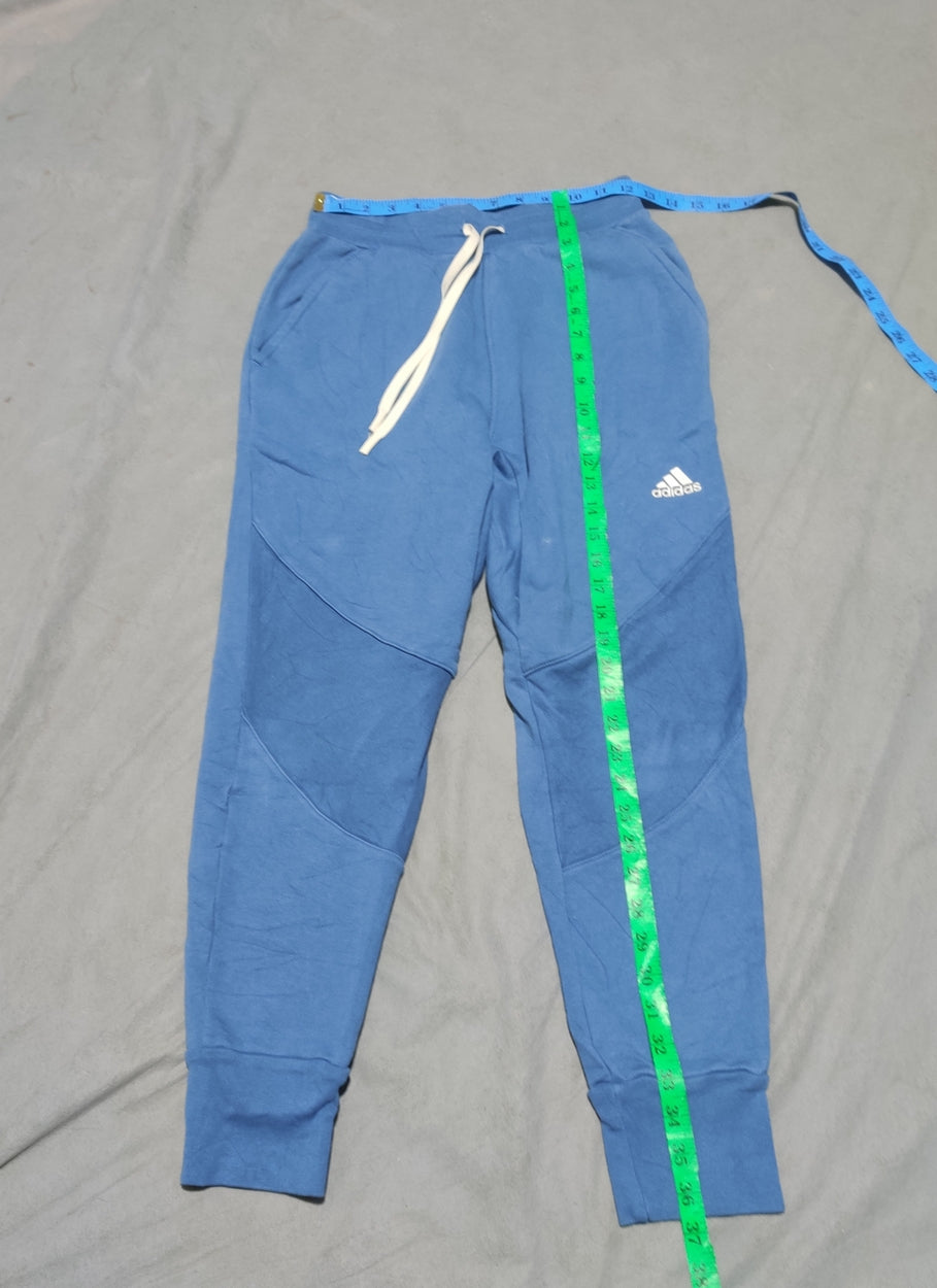 Adidas Men Cotton Gray Trouser S