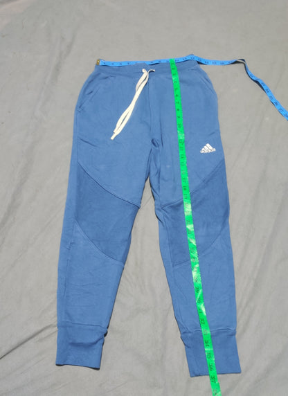 Adidas Men Cotton Gray Trouser S