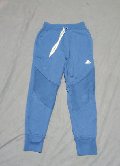 Adidas Men Cotton Gray Trouser S
