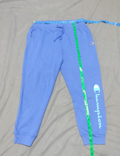 Champion Women Blue Cotton Trouser XL