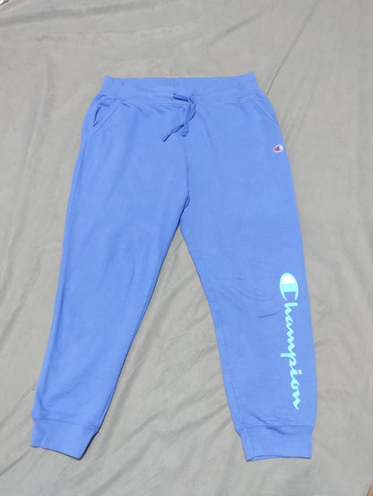 Champion Women Blue Cotton Trouser XL