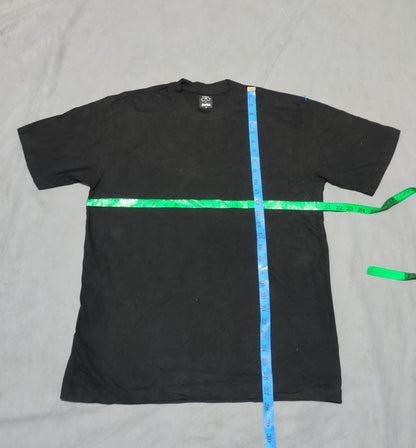 Teestyled Men Cotton Black T Shirt M