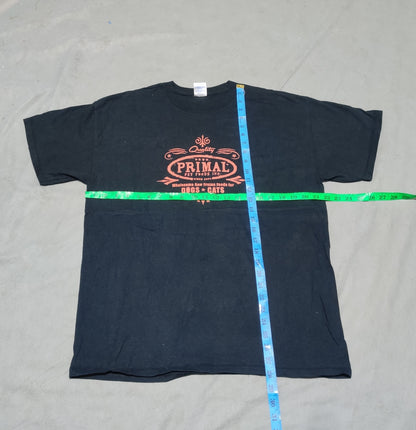 Gildan Men Cotton Black T Shirt Large