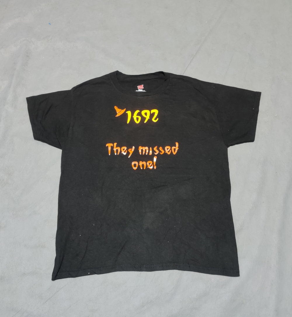 Hanes Men Cotton Black T Shirt M