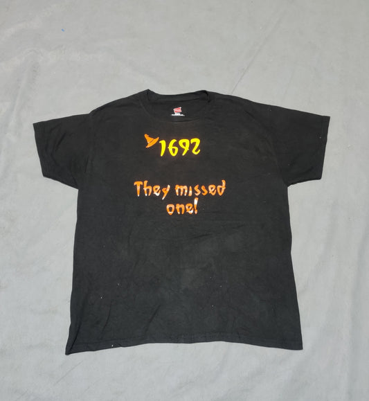 Hanes Men Cotton Black T Shirt M