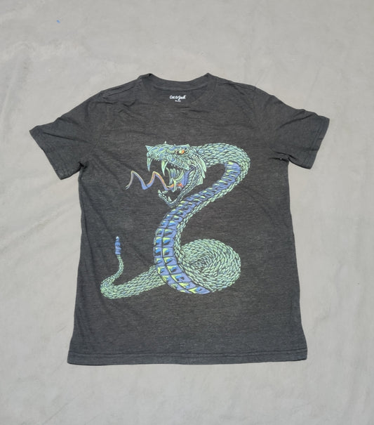 Cat & Jack Men Cotton Gray T Shirt XL
