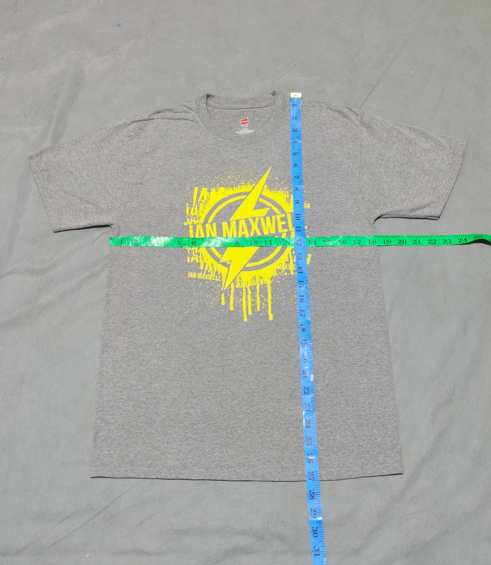 Hanes Men Cotton Gray T Shirt M