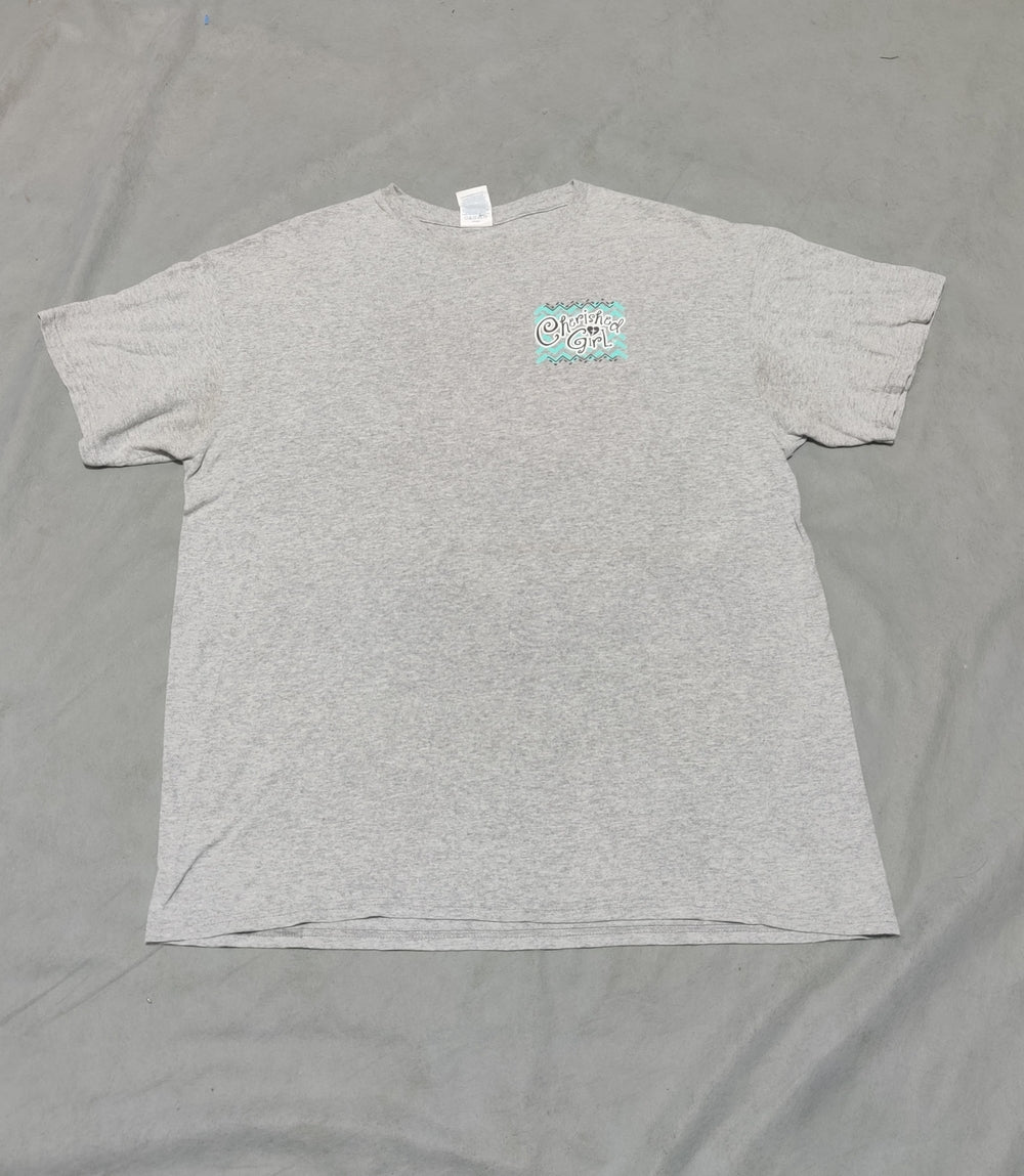 Delta Men Cotton Gray T Shirt L