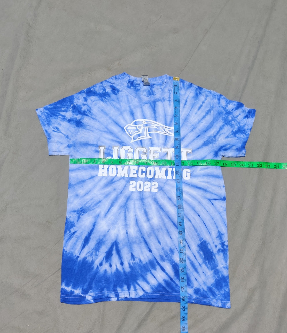 Gildan Men Cotton Blue T Shirt S