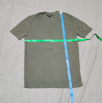 Banana Republic Men Cotton Green T Shirt S