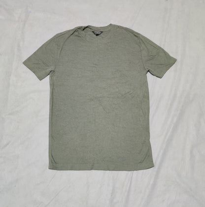 Banana Republic Men Cotton Green T Shirt S