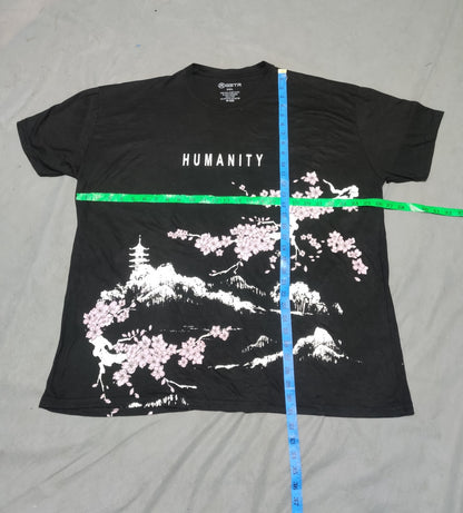 RGSTAT Men Cotton Black T Shirt 3XL