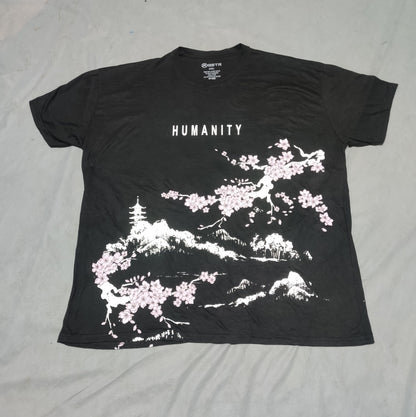 RGSTAT Men Cotton Black T Shirt 3XL