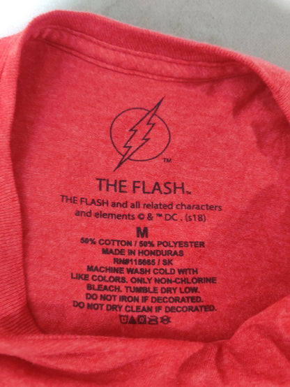 The Flash Men Cotton Black T Shirt M
