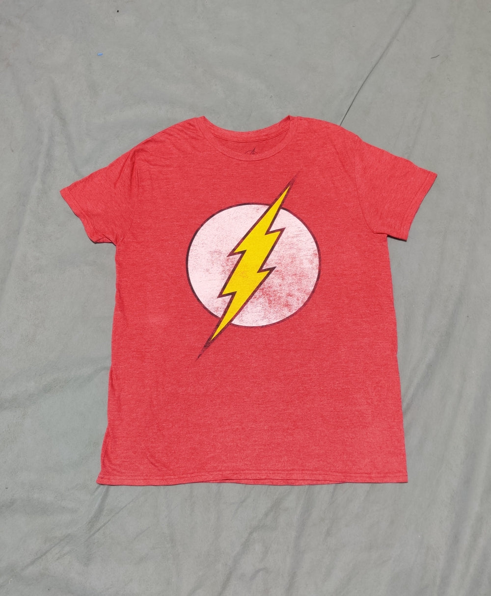 The Flash Men Cotton Black T Shirt M