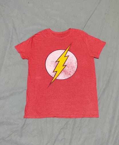 The Flash Men Cotton Black T Shirt M