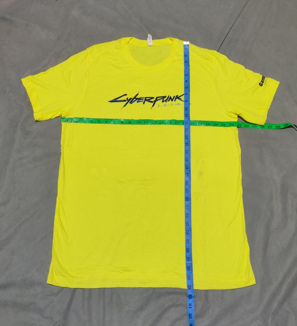 Bella Canvas Men Cotton Yellow T Shirt XL