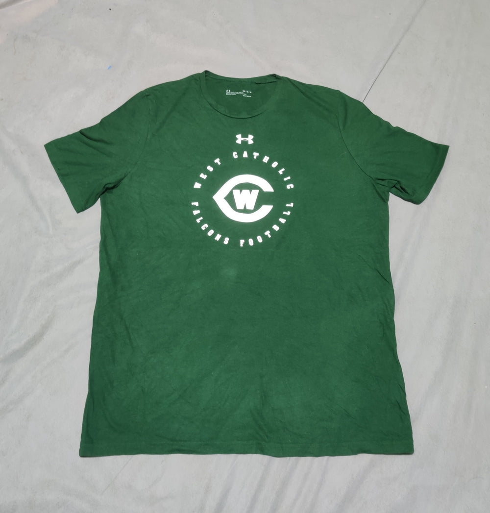 Under Armour Men Cotton Green T Shirt M