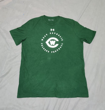 Under Armour Men Cotton Green T Shirt M