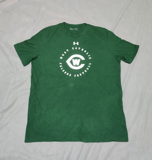 Under Armour Men Cotton Green T Shirt M