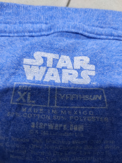 Star Wars Men Cotton Blue T Shirt XL